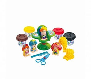 Набор с пластилином – Парикмахер (Playgo, Play 8653veg)